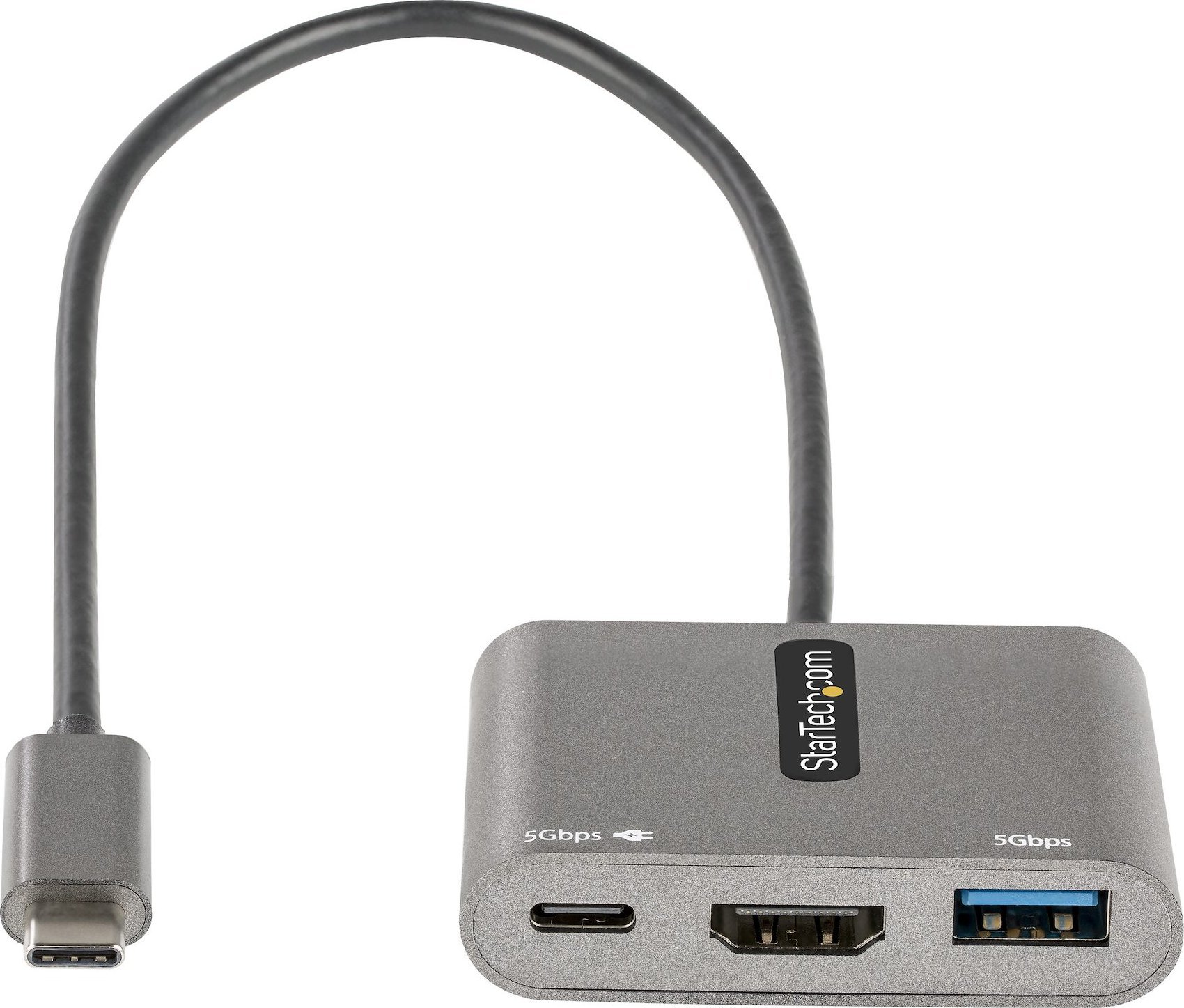 Adapter multiport USB C StarTech.com HB30C4A1CFB, HDMI 4K, PD 100W, i zi