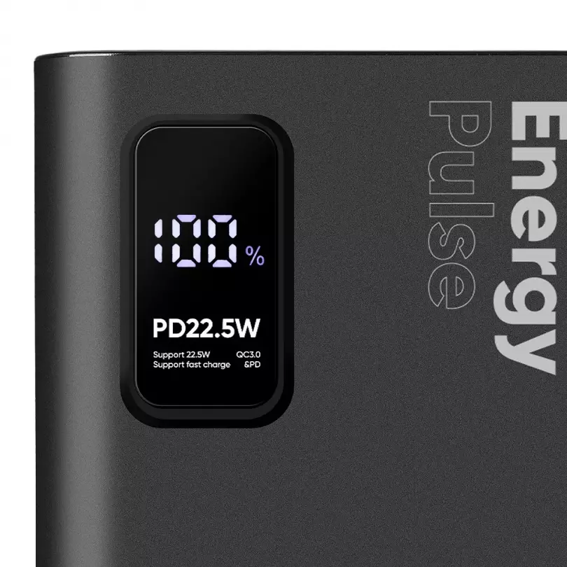 Powerbanka OBAL:ME EnergyPulse, 30000mAh, 22.5W, e zezë