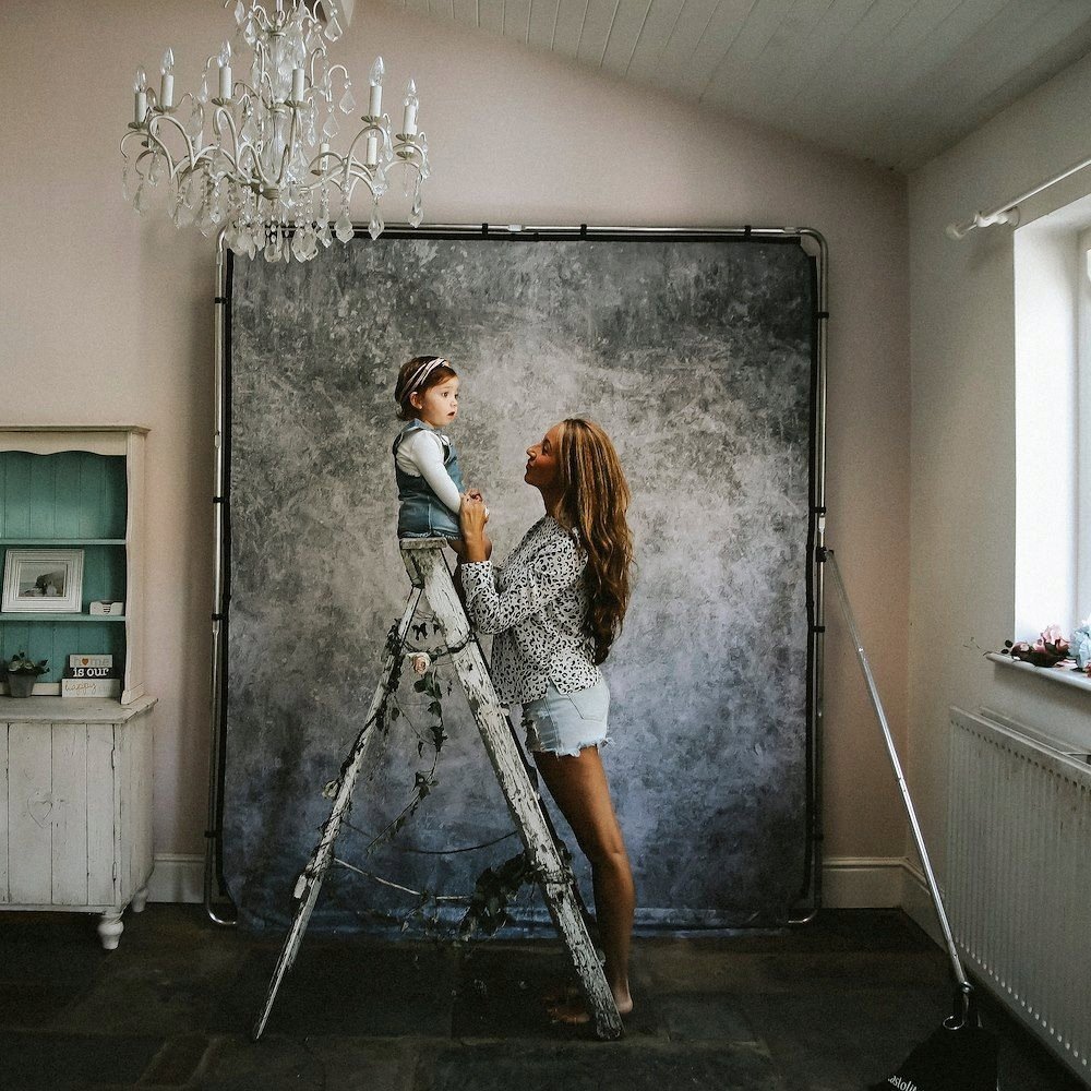 Sfond fotografik Manfrotto EzyFrame Vintage, 2 x 2.3m, motiv concrete