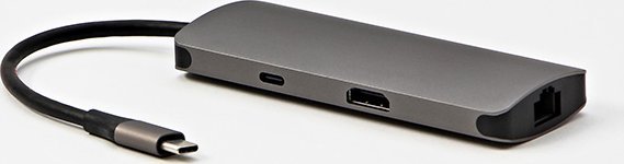 Докинг станица USB-C All New QZDH001XS0AW, HDMI, RJ45, сива