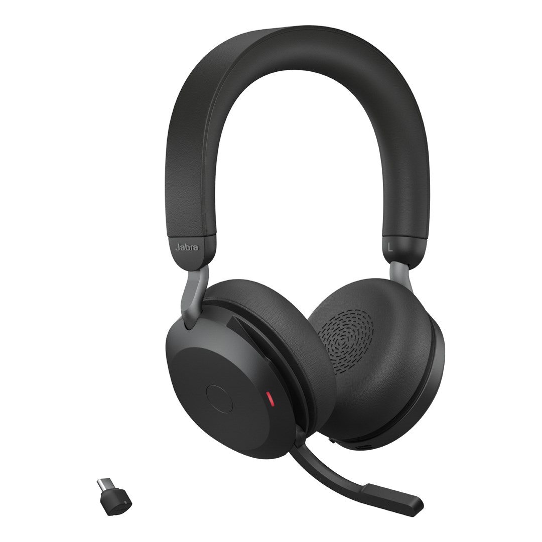 Слушалки Jabra Evolve2 75 UC Stereo, USB-C, црни