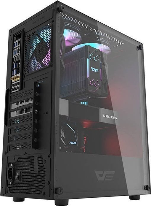 Kasë Darkflash DK100, e zezë, Midi Tower