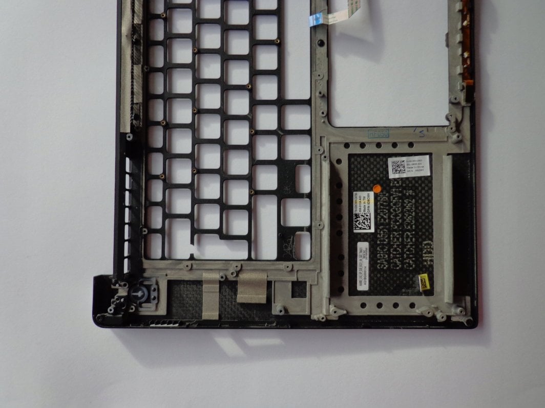 Tastierë për laptop Dell 5510/9550, 81 taste, e bardhë