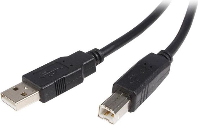 Kabllo USB StarTech.com USB 2.0 A në B, 3m, i zi