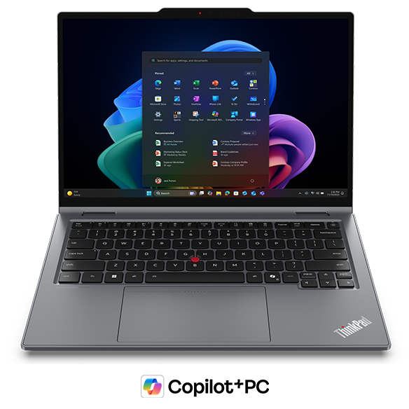 Laptop Lenovo ThinkPad X1 2-in-1 G11 Copilot+ PC, 14", Intel Core Ultra 7 355, 32GB RAM, 1TB SSD, Intel Arc Graphics, i hirtë