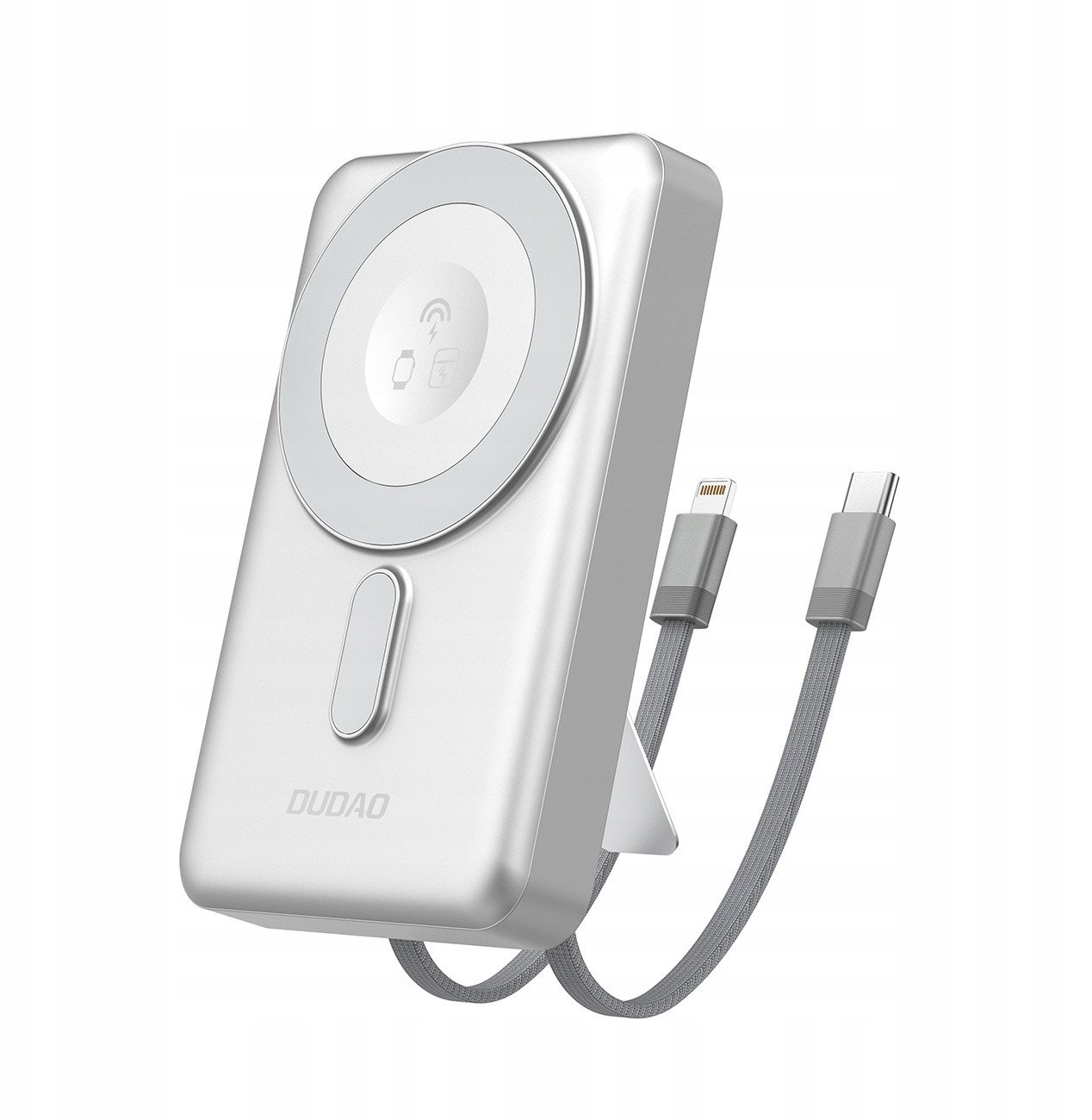 Karikues portativ Dudao K29 MagSafe, 10000mAh, 20W, argjendtë