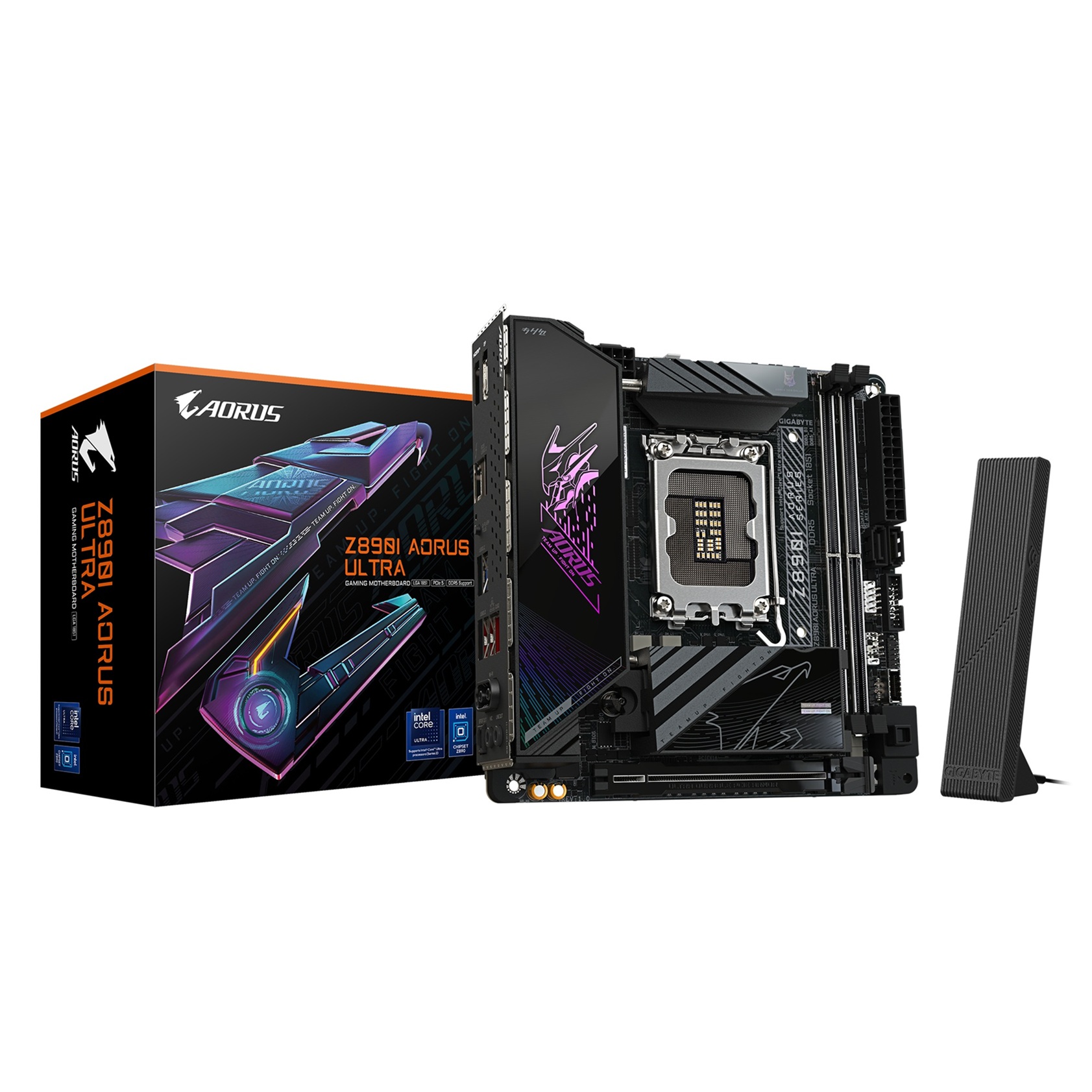 Pllakë amë Gigabyte Z890I AORUS ULTRA, Mini-ITX, LGA 1851, DDR5 8800MHz, Wi-Fi 7, e zezë