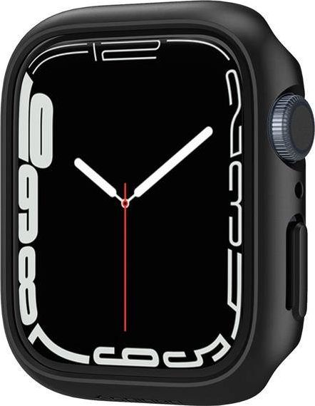 Mbulesë Spigen Thin Fit për Apple Watch 7 41mm, polikarbonat, e zezë 2