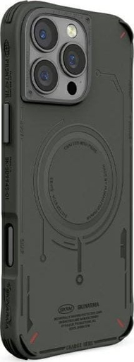 Këllëf telefoni Skinarma Mecha për iPhone 16 Pro Max, me magnet për karikim wireless, hardcase, ngjyrë ulliri
