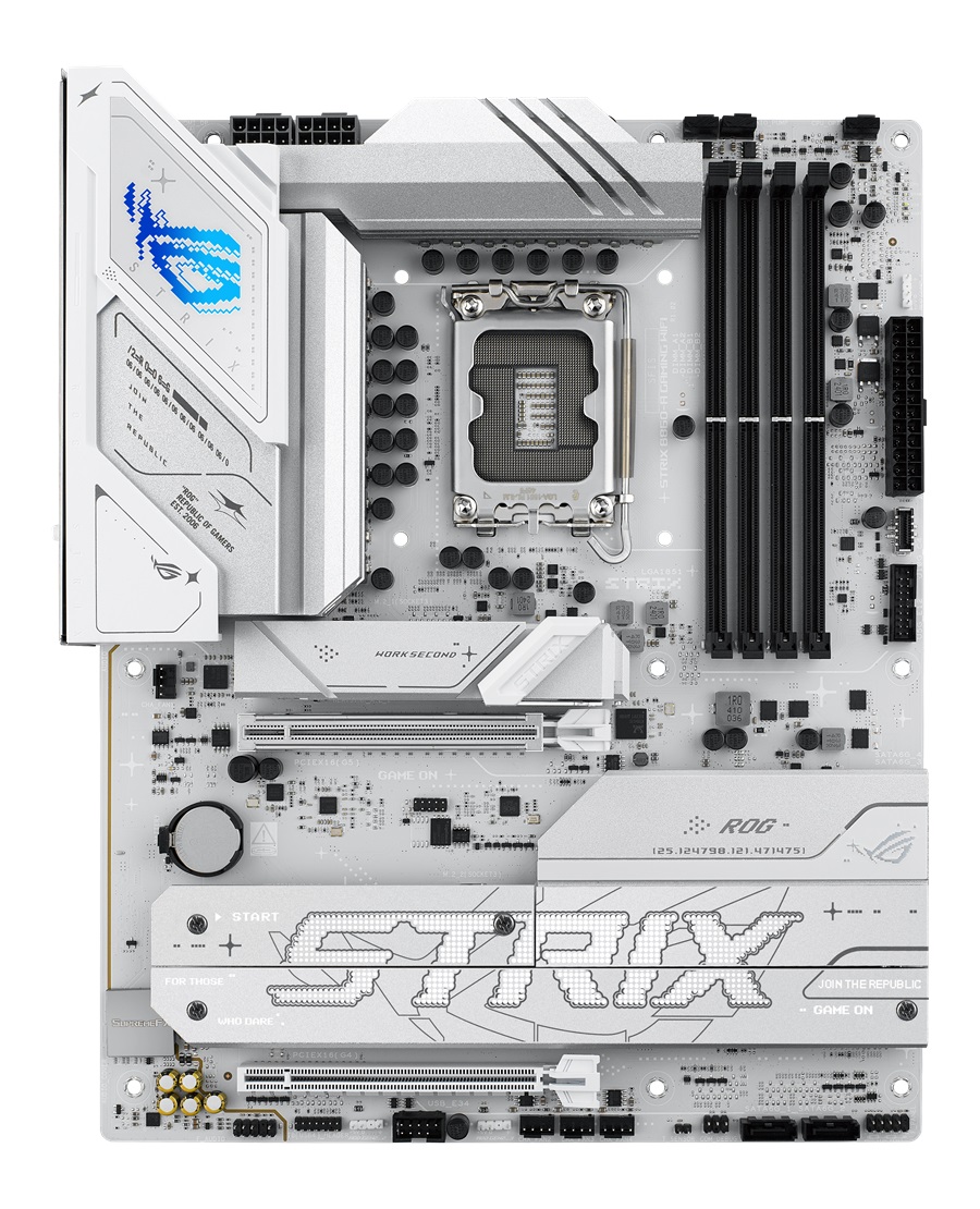 Pllakë amë ASUS ROG STRIX B860-A GAMING WIFI, Intel B860, DDR5, e bardhë