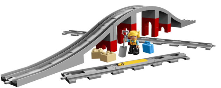 Set LEGO DUPLO® Town 10872 Train accessories - bridge and tracks