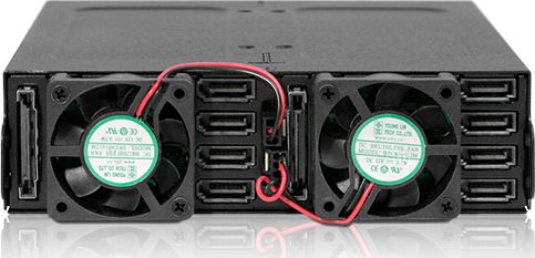 Kasetë diskesh Icy Dock ToughArmor MB998SK-B, 8x 2.5" SAS SATA, për bay 5.25", metalike