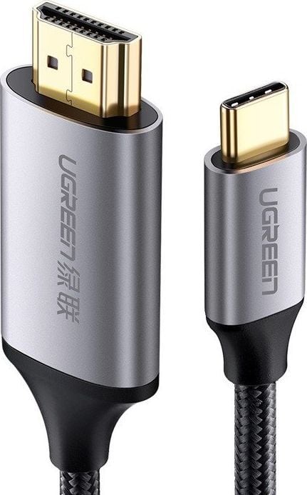 Кабел Ugreen USB-C во HDMI, 1.5m, 4K 60Hz, црн