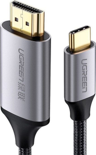 Кабел Ugreen USB-C во HDMI, 1.5m, 4K 60Hz, црн