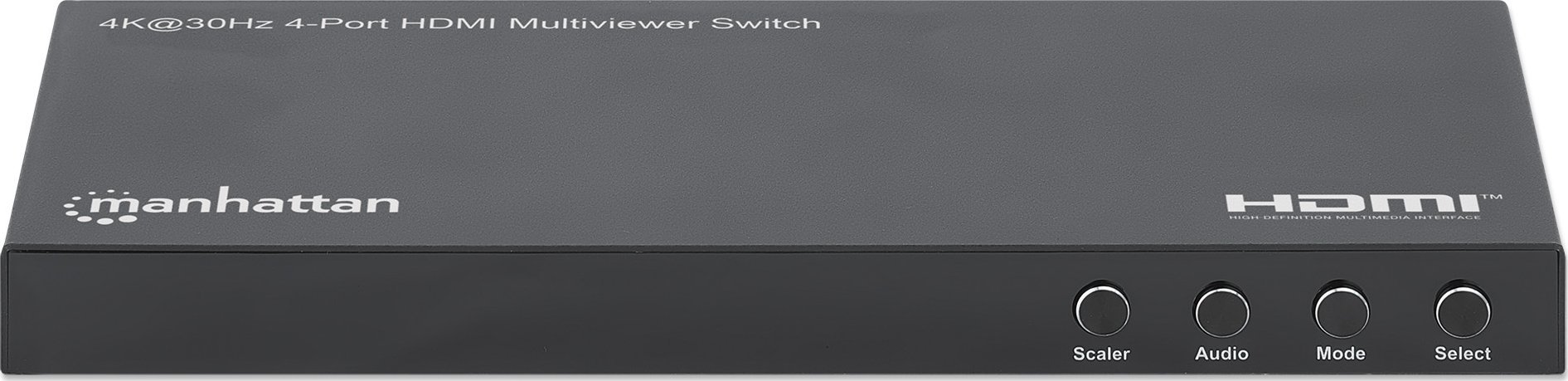 NDËRRUES HDMI MANHATTAN 4K MULTIVIEWER, 4 ПОРТИ, 4K 30HZ, ЦРН