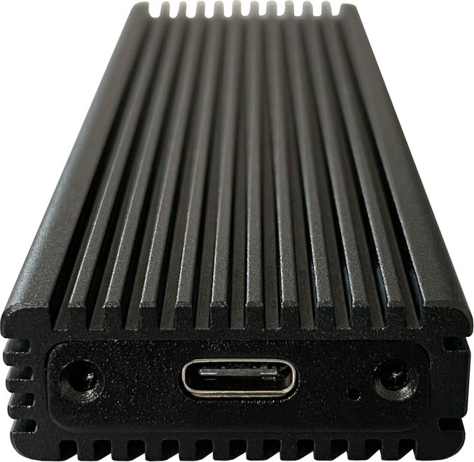 Kuti eksterne SSD LC-Power LC-M2-C-MULTI, M.2 NVMe SATA, USB-C 3.2 Gen 2, argjendtë