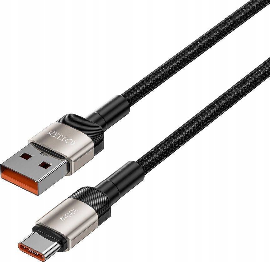 Kabëll USB C Tech-Protect UltraBoost Evo, 200cm, 100W 5A, titanium