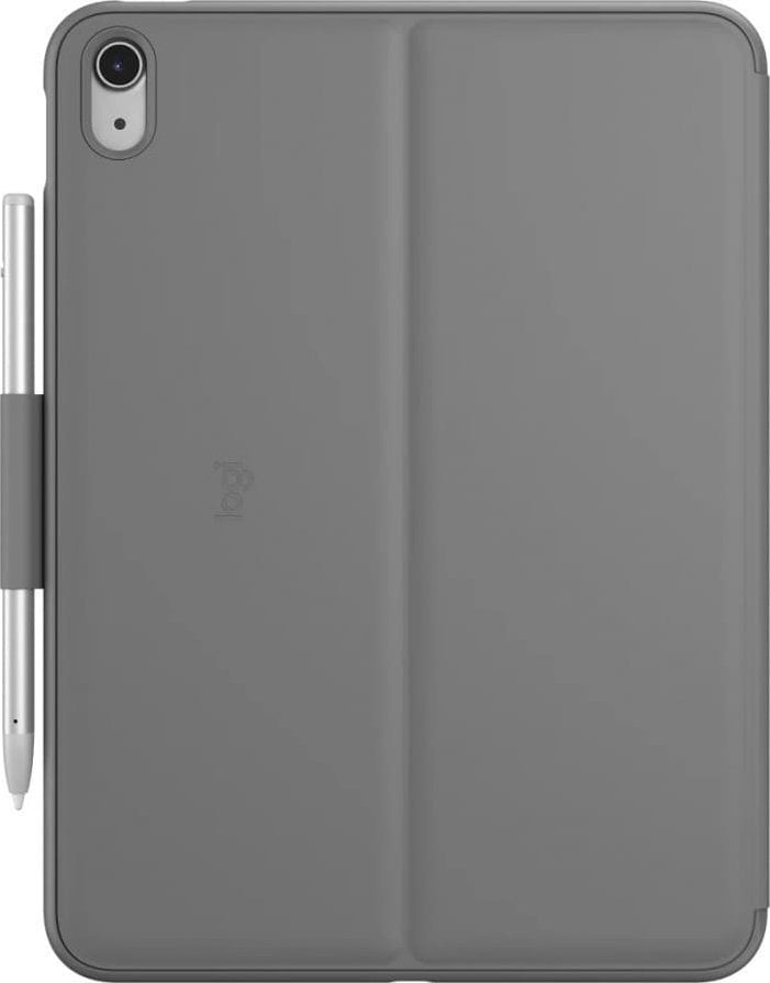Mbrojtëse me tastierë Logitech Slim Folio për iPad (10th gen), e hirtë