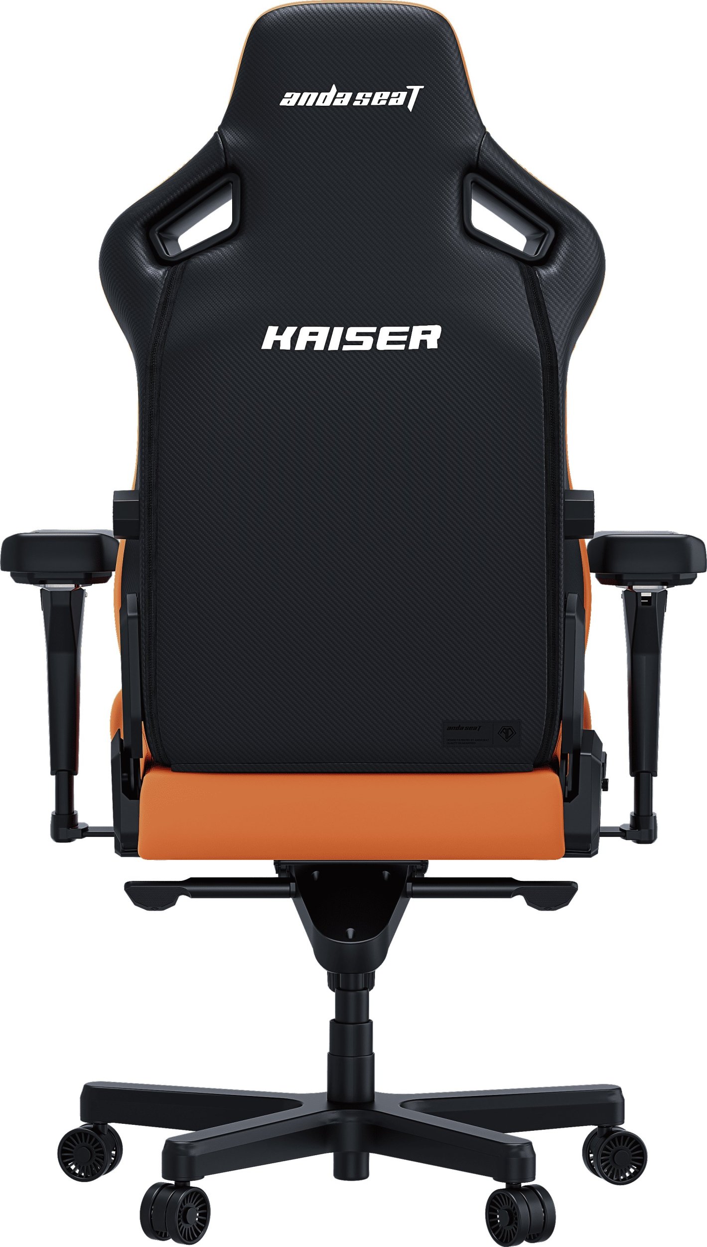 Karrige gaming AndaSeat Kaiser 4 Blaze Orange, madhësia L, lëkurë PVC premium, portokalli