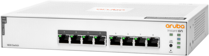 Switch HPE Aruba Instant On 1830 8G, PoE (65W)