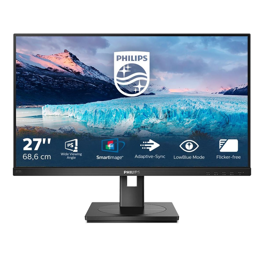 Monitor Philips S Line 272S1AE/00, 27", Full HD, LCD, i zi