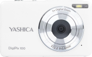 Дигитален фотоапарат Yashica DigiPix 100, екран 2.4", Full HD видео, бел