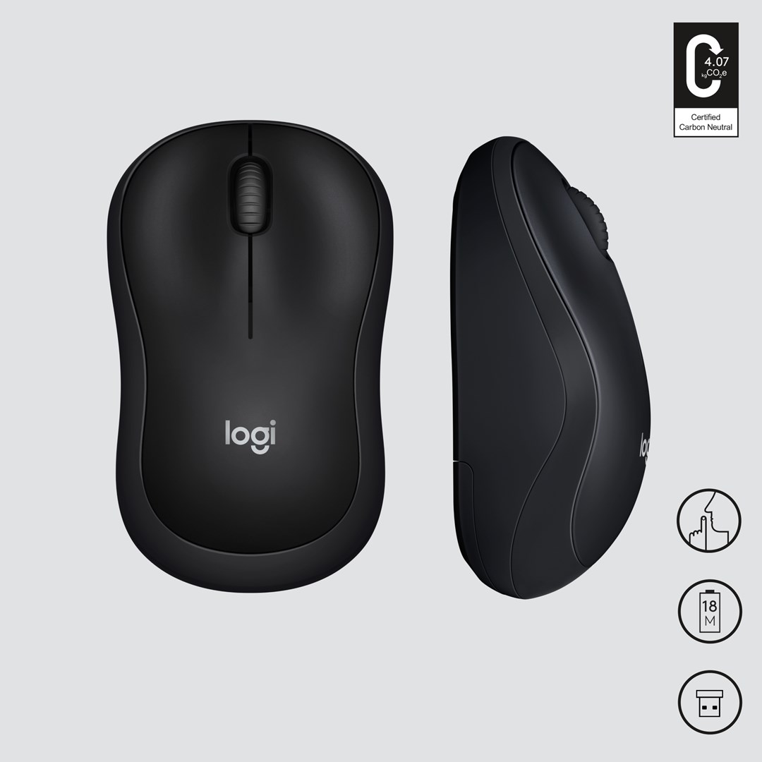 Maus Logitech M220, RF Wireless, i hirtë