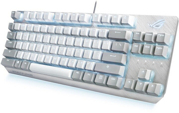 [OUTLET] Tastierë ASUS ROG STRIX Scope NX TKL Moonlight White, ROG NX Red, US