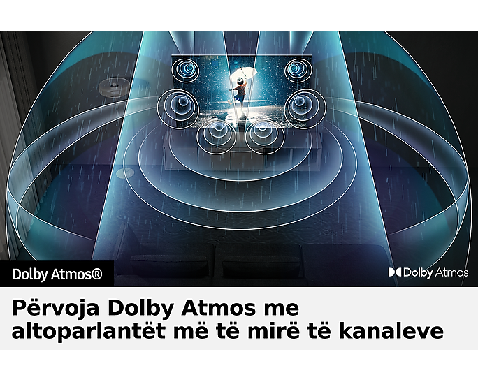 Televizor Samsung QE65Q80BATXXH, 65", QLED, 4K UHD, Smart, Tizen