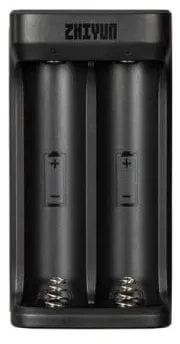 Karikues baterish Zhiyun 18650, 2 slote, USB Type C, i zi