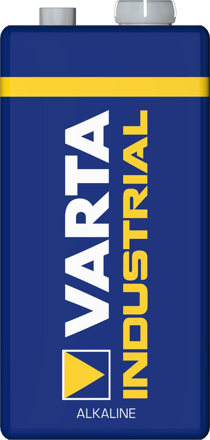 Bateri alkaline VARTA Industrial, 9V, tipi block E 6LR61