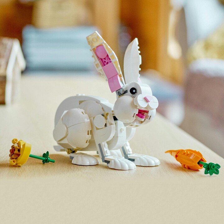 Set LEGO® Creator 31133 White Rabbit, 258 pjesë