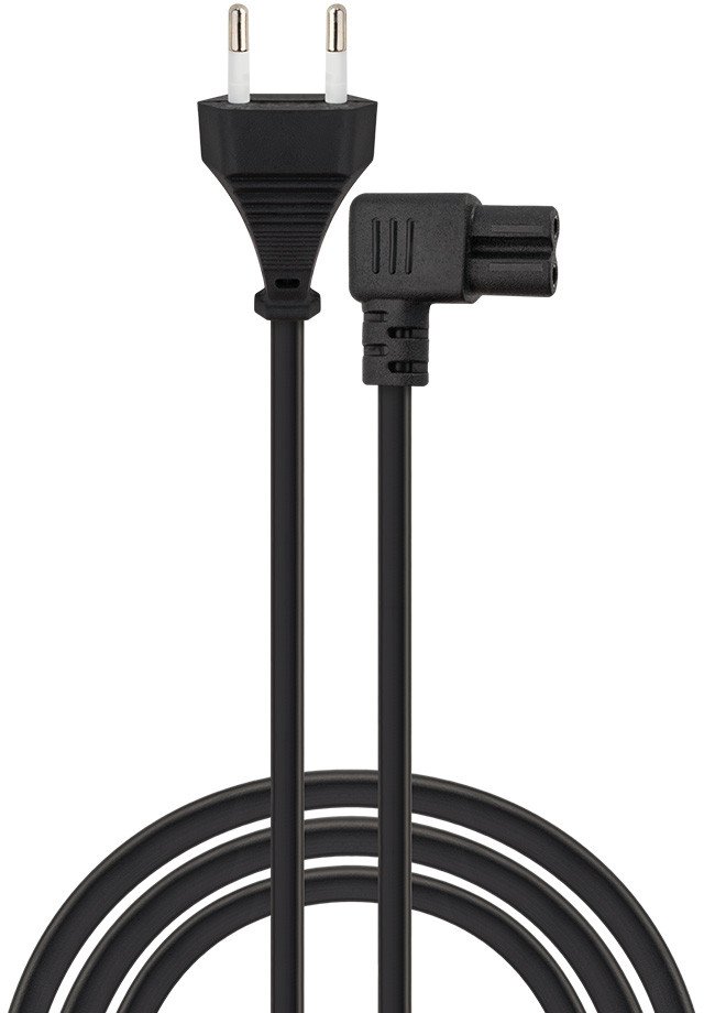 Kabllo rryme Savio CL-179, 5m, portë C8 C7, e zezë