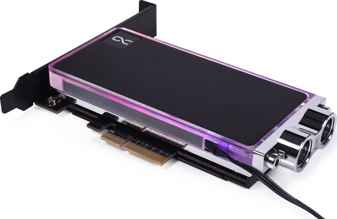 Ftohës ujor Alphacool Core M.2 NVMe PCIe 4.0, ndriçim RGB, i zi