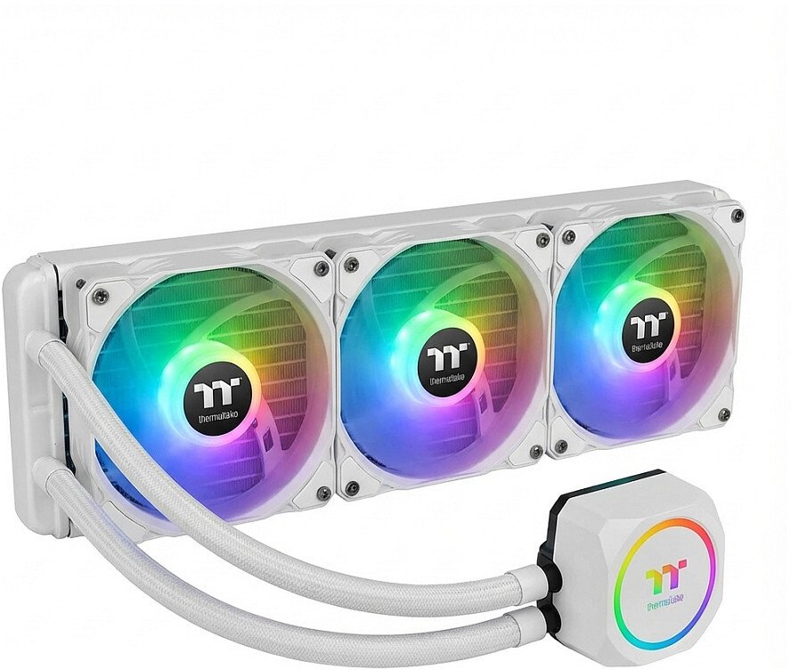 Ftohës uji CPU Thermaltake TH360 V3 ARGB Sync AIO Snow, 360mm, ARGB, i bardhë