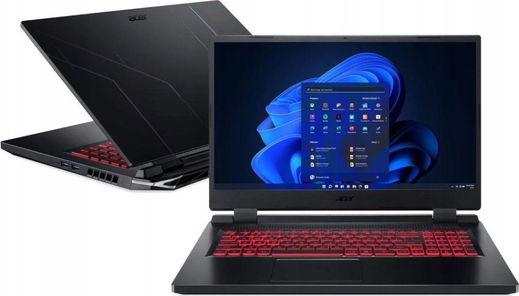 Laptop Acer Nitro 5, 17.3", Intel Core i5-12450H, 16GB RAM, 1TB SSD, NVIDIA GeForce RTX 4050