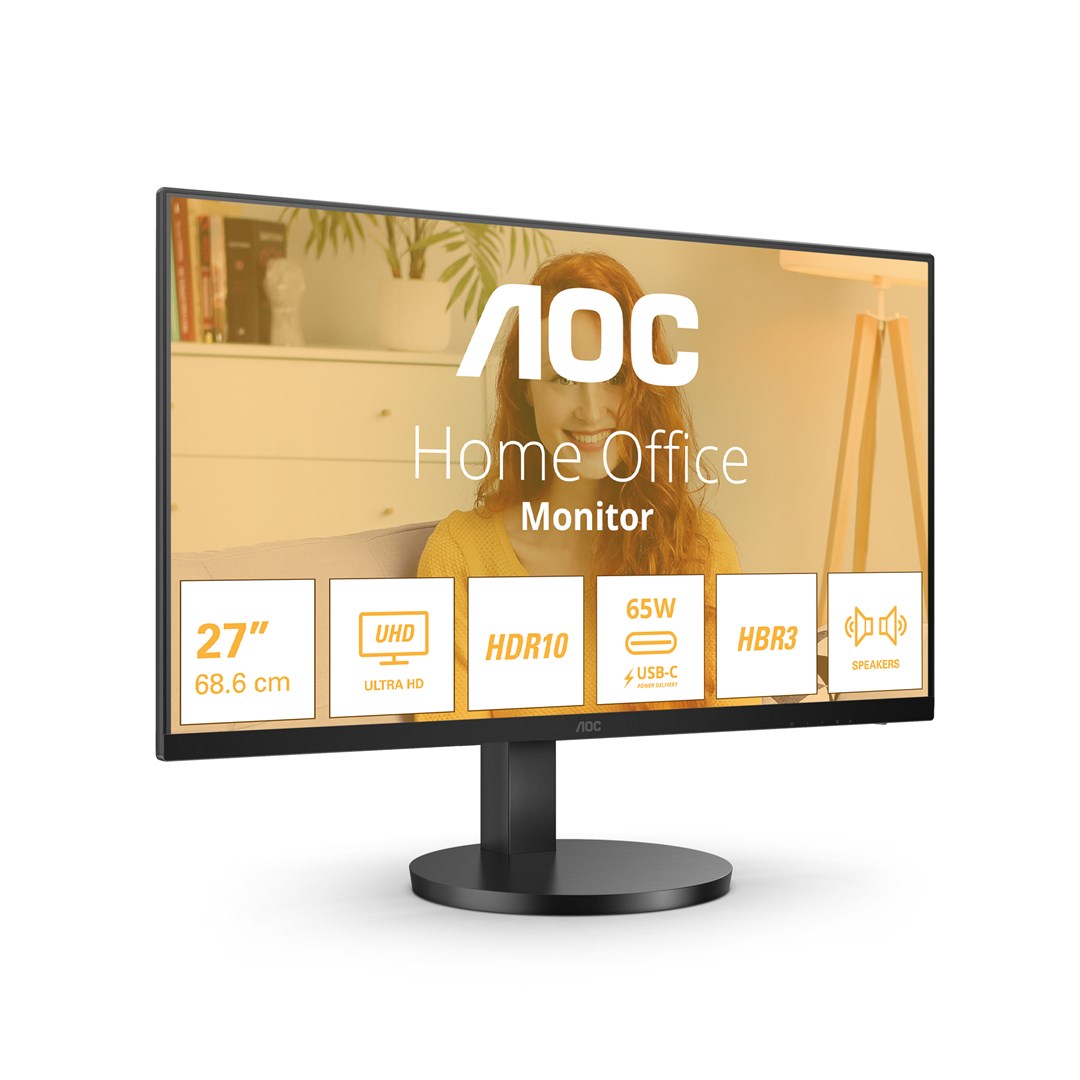 Monitor AOC U27B3CF, 27", 4K UHD, 60Hz, i zi