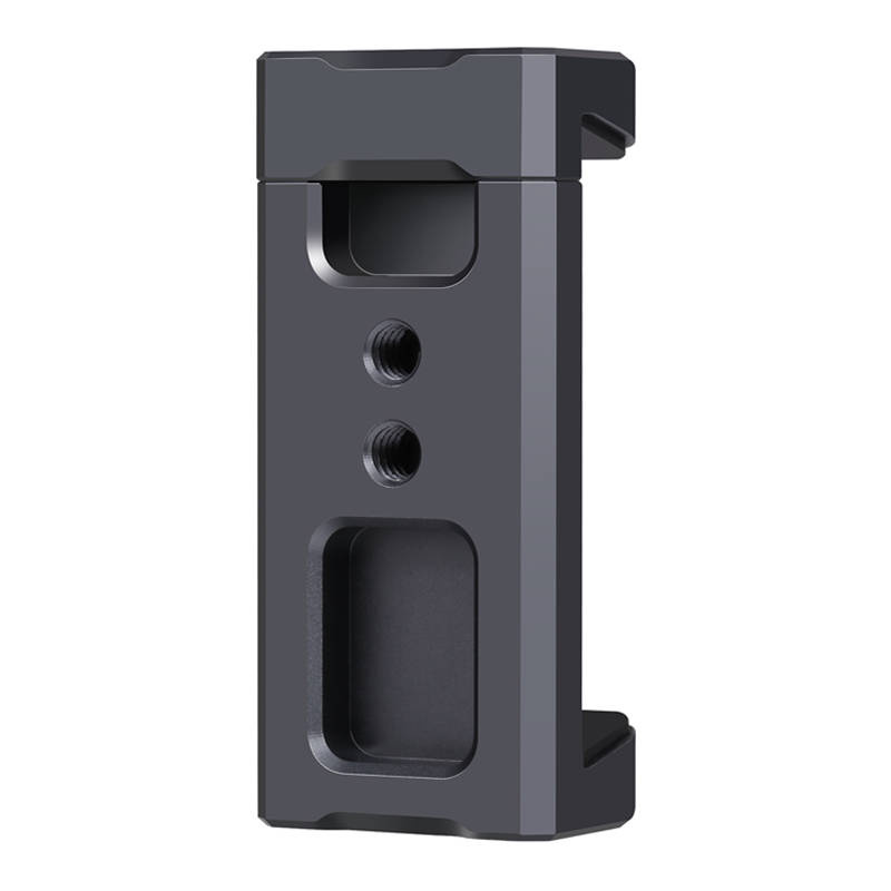 Mbajtës telefoni Puluz Clamp Mount, aliazh alumini, fije 1/4", i zi