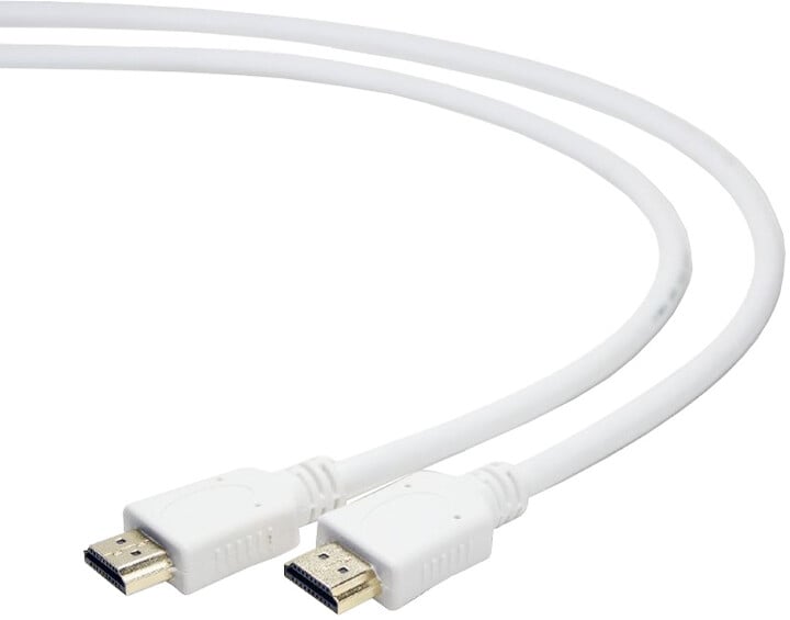 Kabllo Gembird CABLEXPERT HDMI-HDMI, 2.0, M/M, e mbrojtur, 1.8m, e bardhë