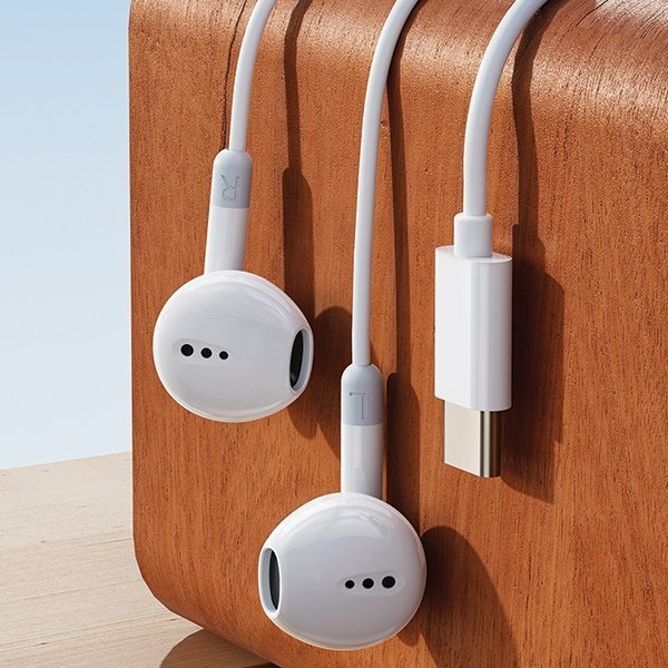 Kufje Awei PC-6T, stereo, me kabllo USB C, të zeza