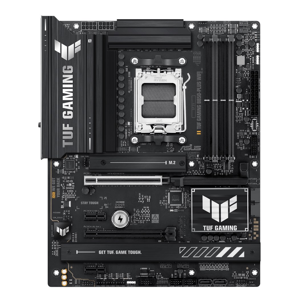 Motherboard ASUS TUF Gaming B850 Plus WIFI, AM5, DDR5, e zezë