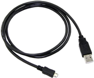 Kabllo C-TECH, USB 2.0 AM / Micro USB, 2m, e zezë