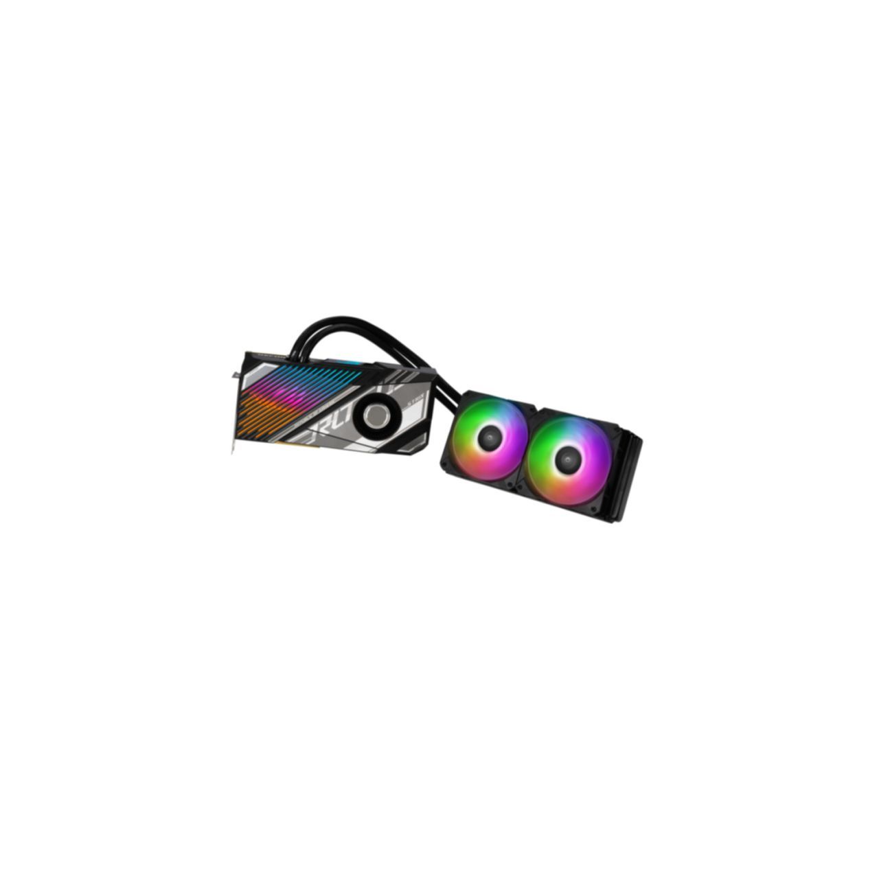 Kartë grafike ASUS ROG Strix LC RTX 4090 O24G Gaming, 24GB GDDR6X, ftohje me ujë, e zezë