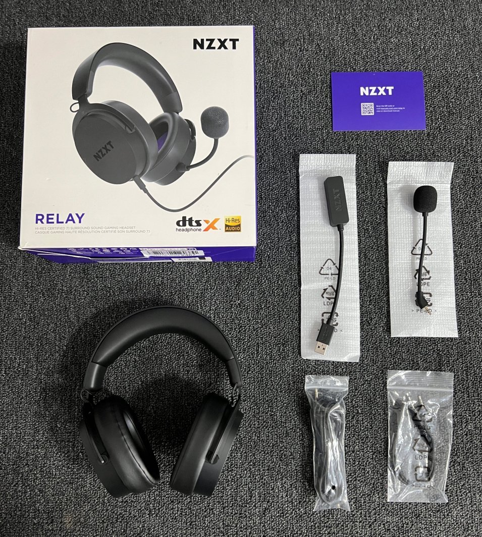 Kufje NZXT Relay, të zeza