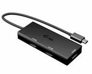 Adapter video USB C I-tec Triple 4K HDMI, Power Delivery 100W, gri