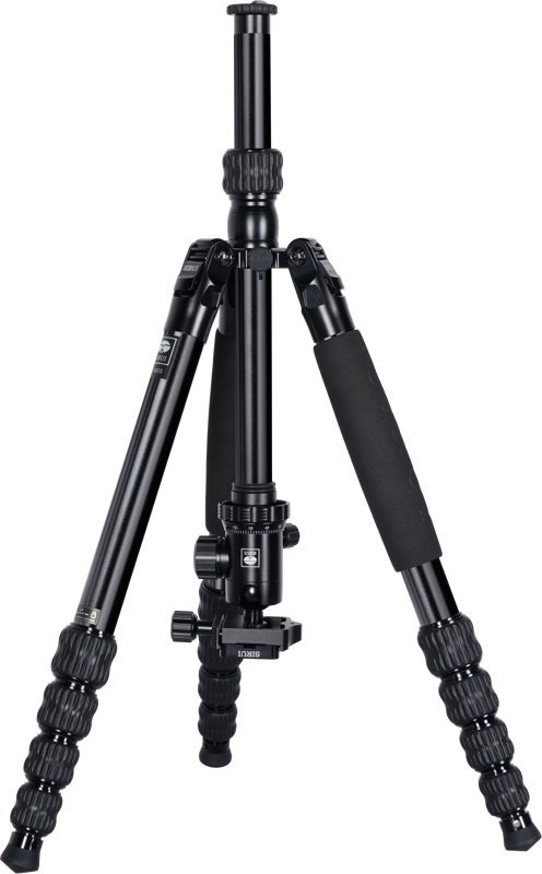 Tripod fotografik SIRUI T-1005 me kokë sferike E-10, alumin, i zi