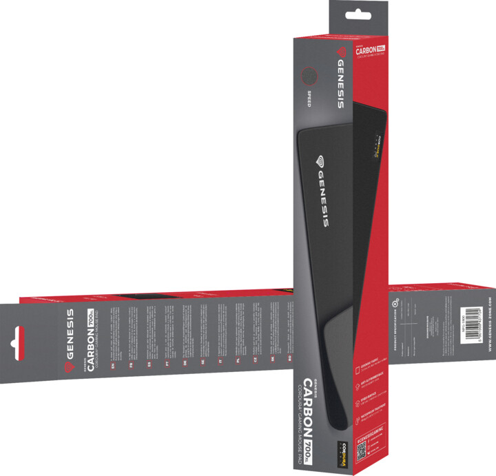 Mauspad Genesis Carbon 700 Cordura, XL, i zi