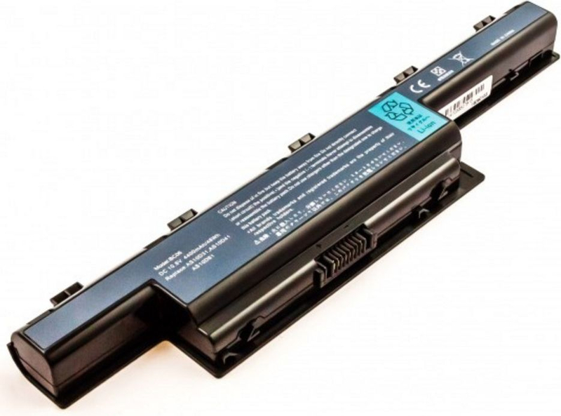 Bateri laptopi MicroBattery As10D31, 10.8V, 4400mAh, e zezë
