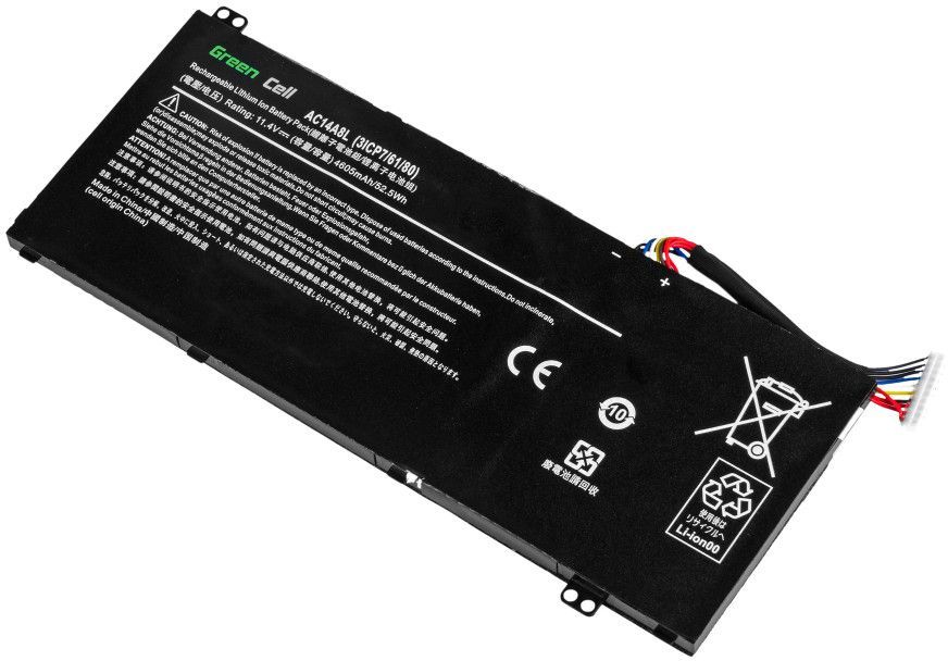 Bateri Green Cell AC14A8L për Acer Aspire Nitro V15, VN7-571G, VN7-572G, VN7-591G, VN7-592G dhe V17, VN7-791G, VN7-792G (AC54), 3800mAh, 11.4V