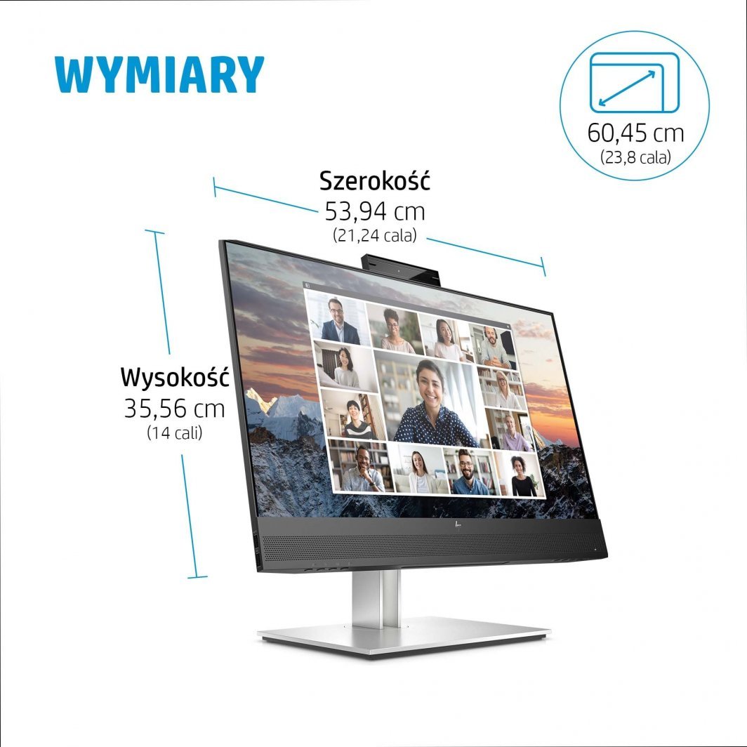 Monitor HP E24m G4, 23.8", Full HD, i zi